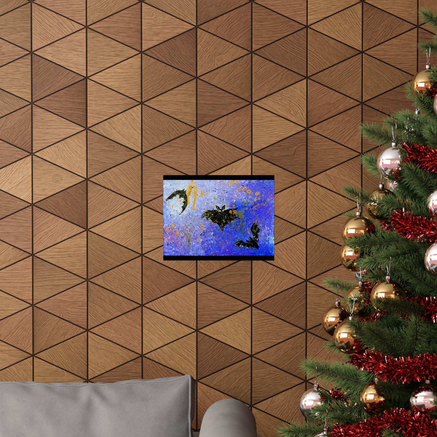 Bats Matte Horizontal Poster
