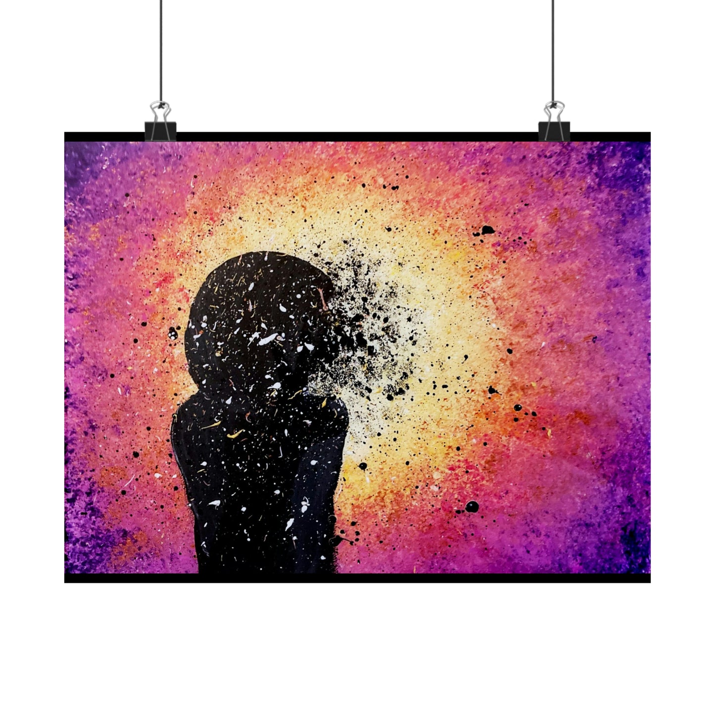 Brain in Flux Matte Horizontal Poster