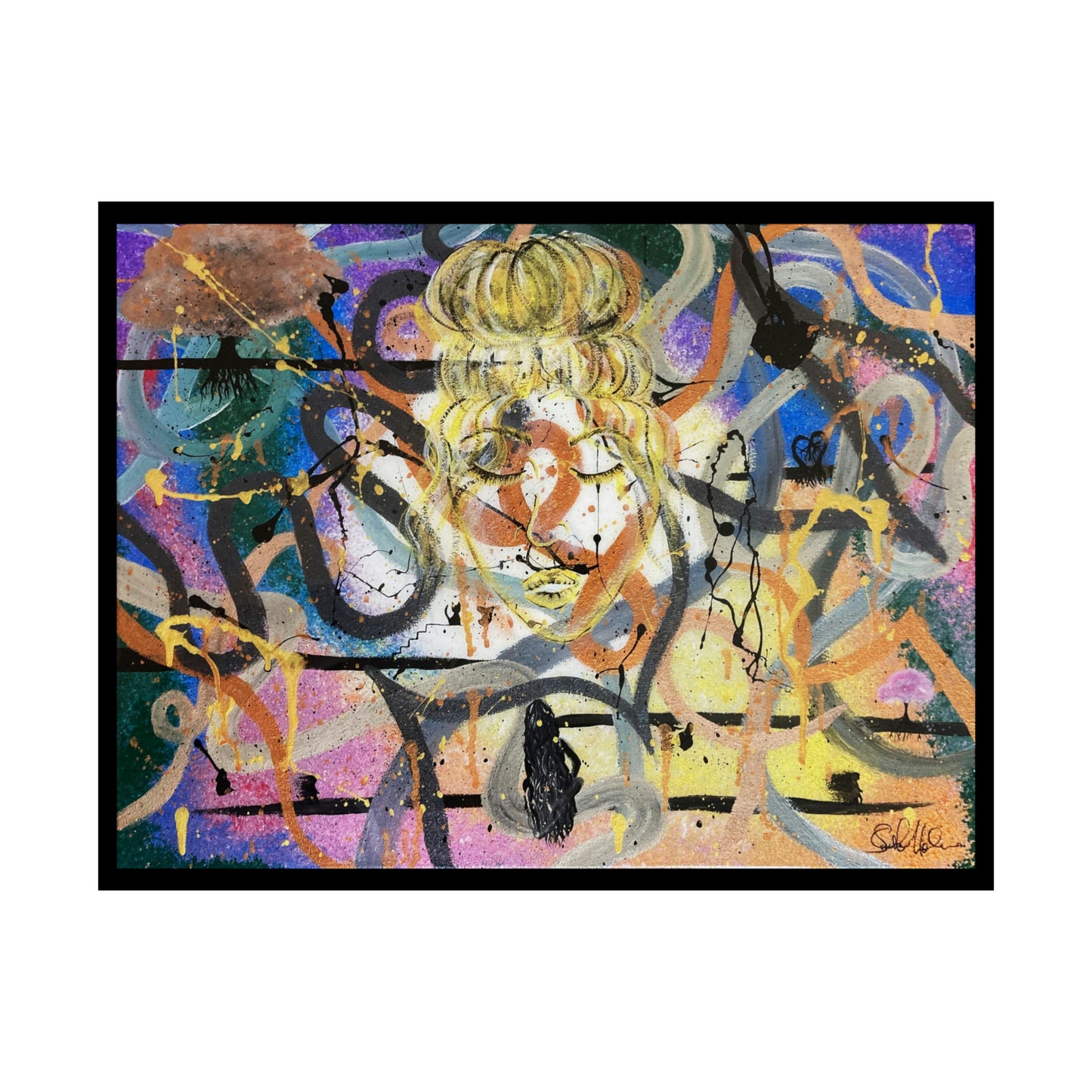 Chaotic Mind Matte Horizontal Poster
