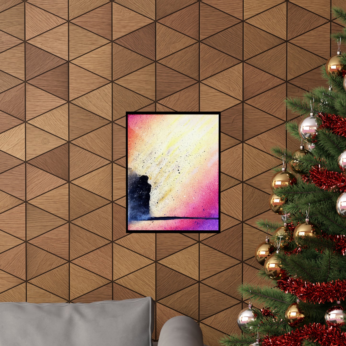Shadow of Strength Matte Vertical Poster