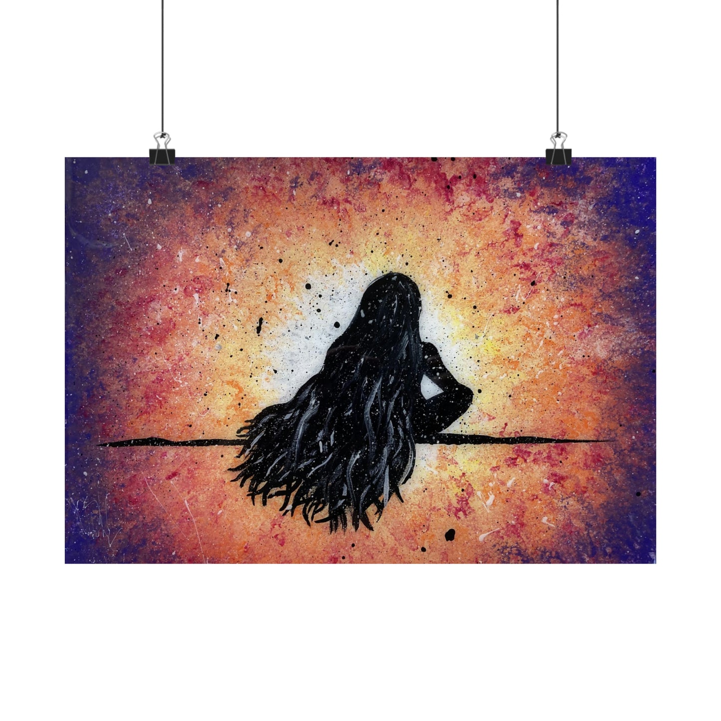 Peaceful Chaos Matte Horizontal Poster
