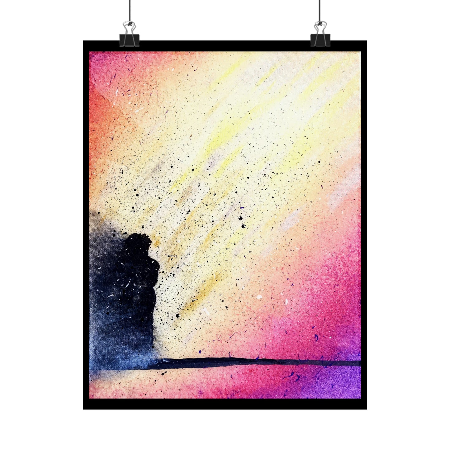 Shadow of Strength Matte Vertical Poster
