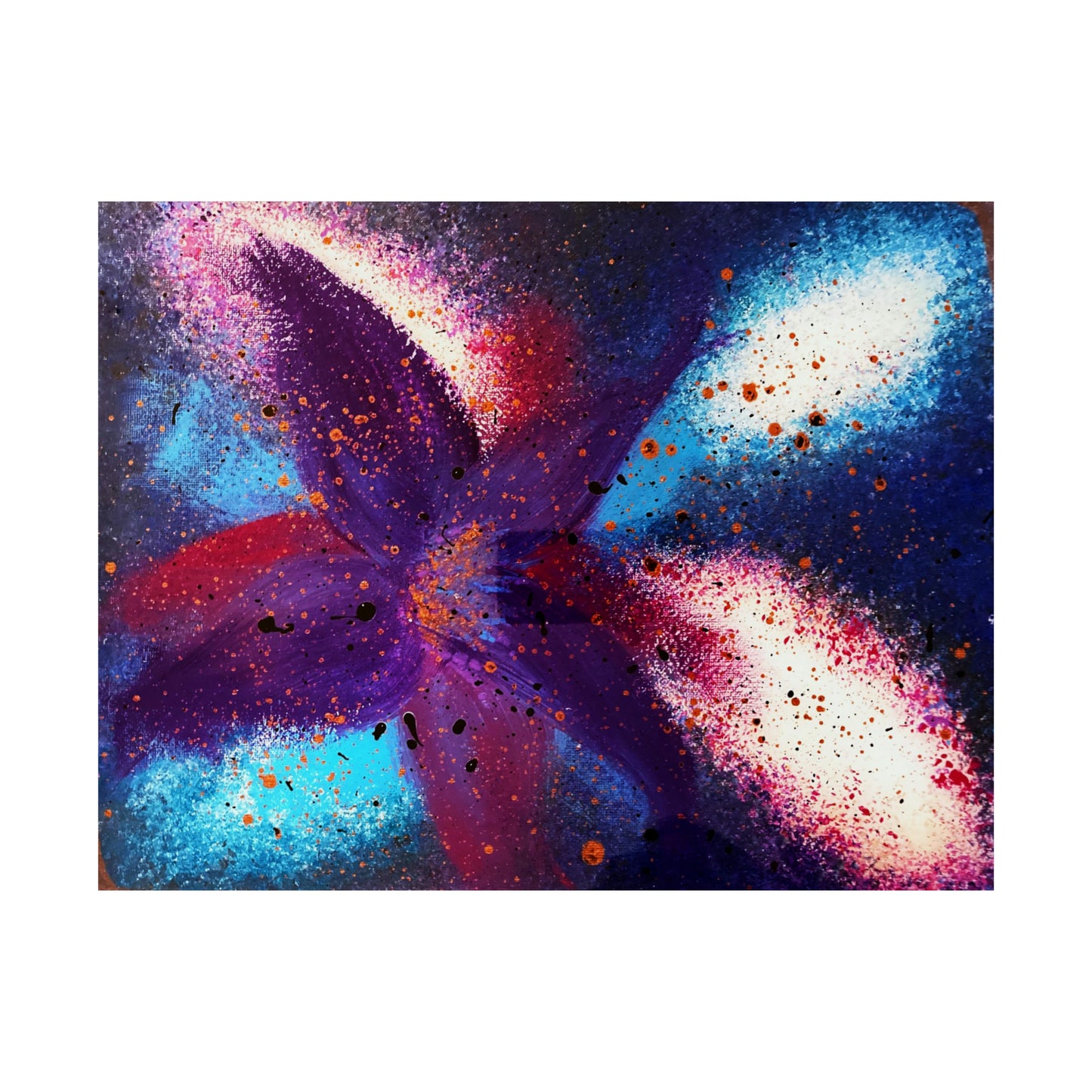 Vibrant Bloom Matte Horizontal Poster