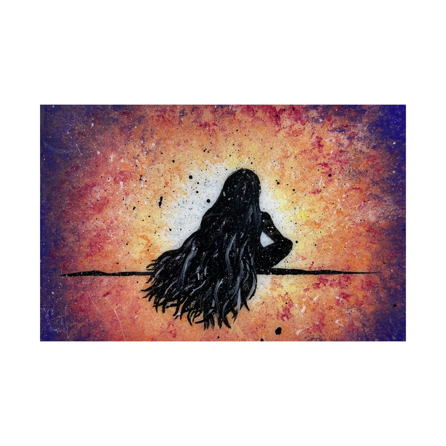 Peaceful Chaos Matte Horizontal Poster