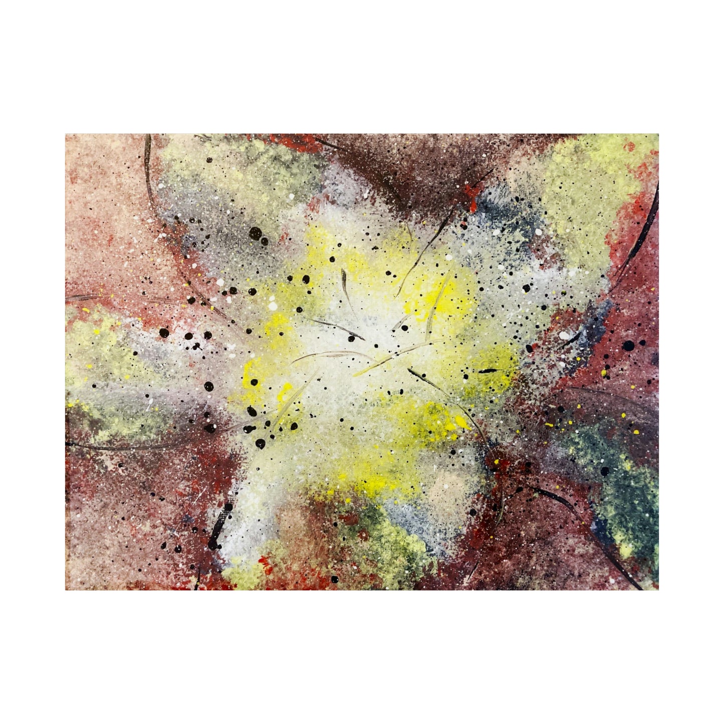 Poison Flower Matte Horizontal Poster