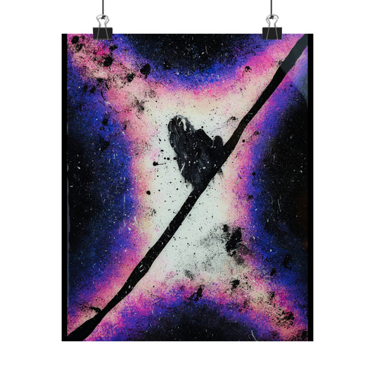 Spaced Out Matte Vertical Poster