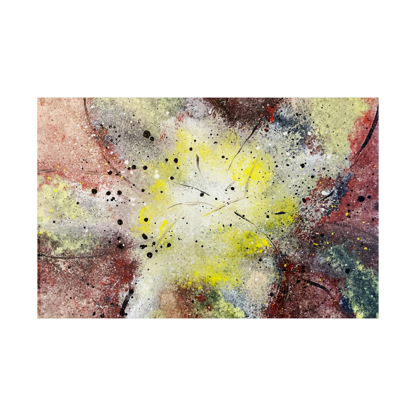 Poison Flower Matte Horizontal Poster