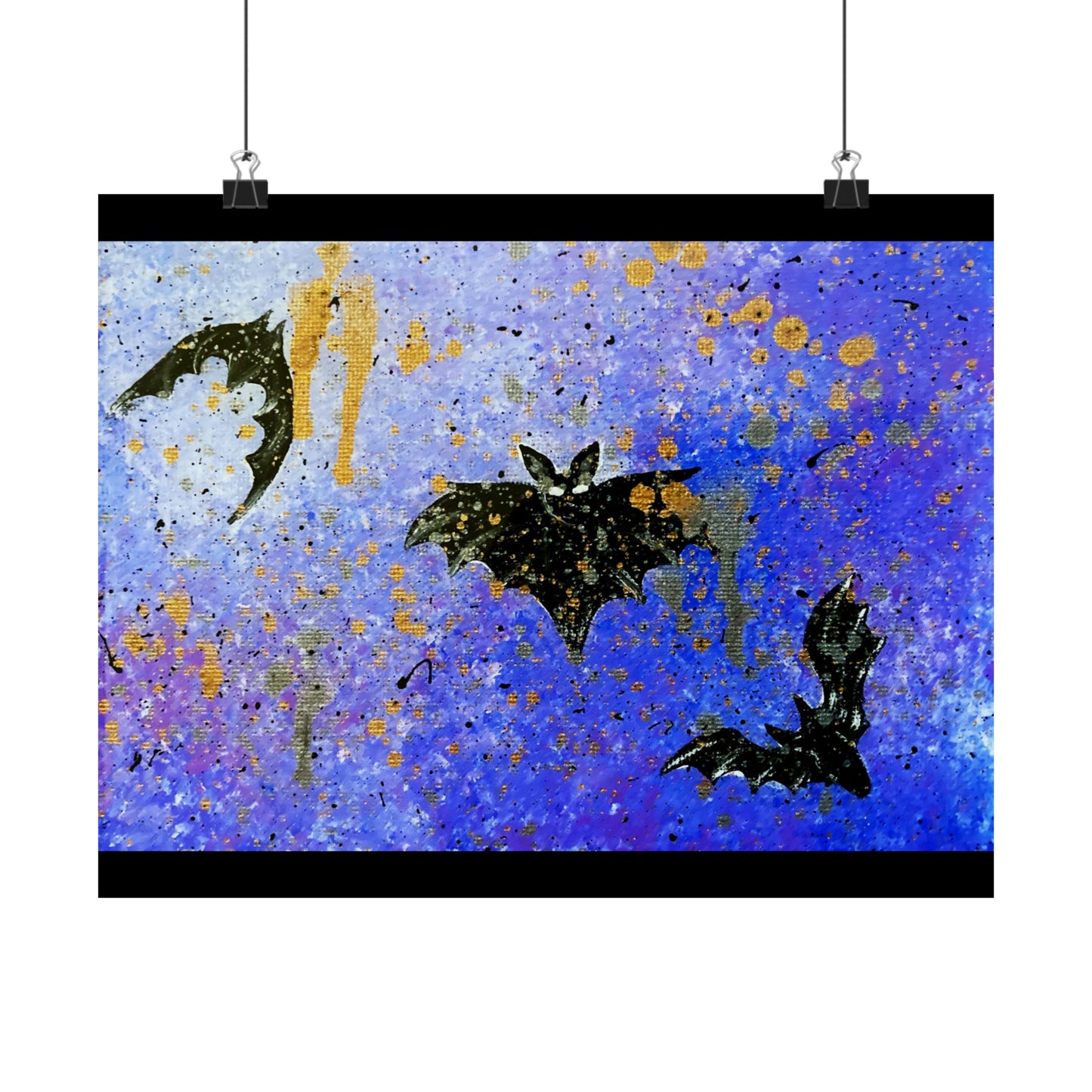Bats Matte Horizontal Poster