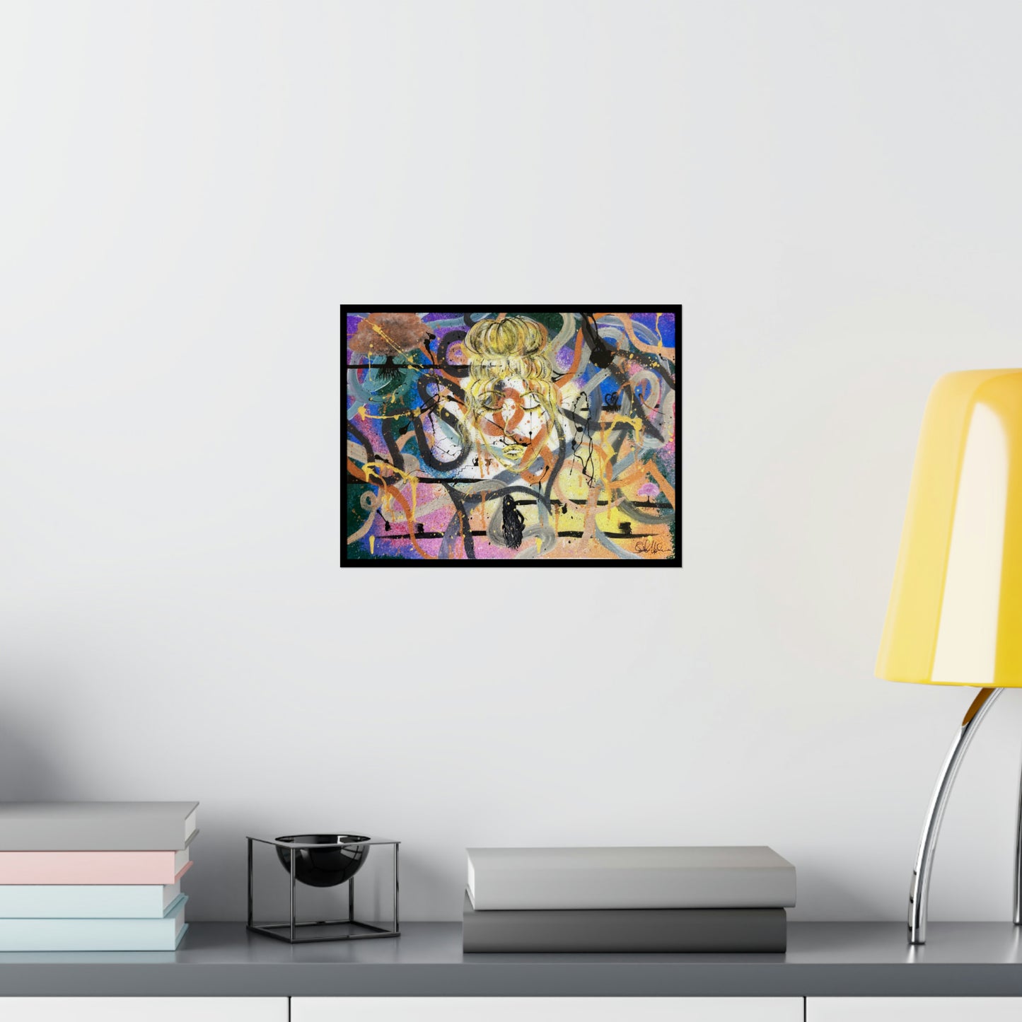 Chaotic Mind Matte Horizontal Poster