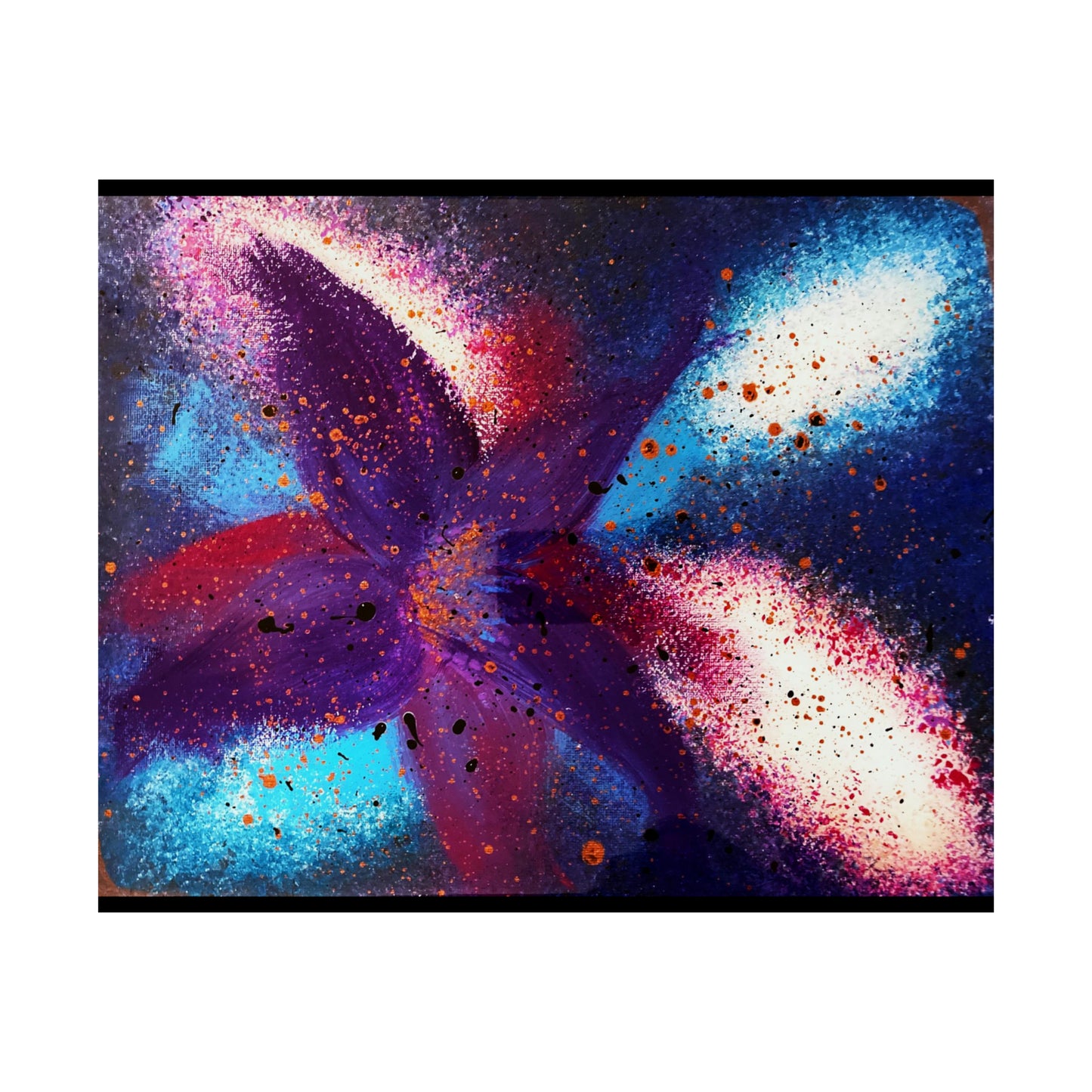 Vibrant Bloom Matte Horizontal Poster