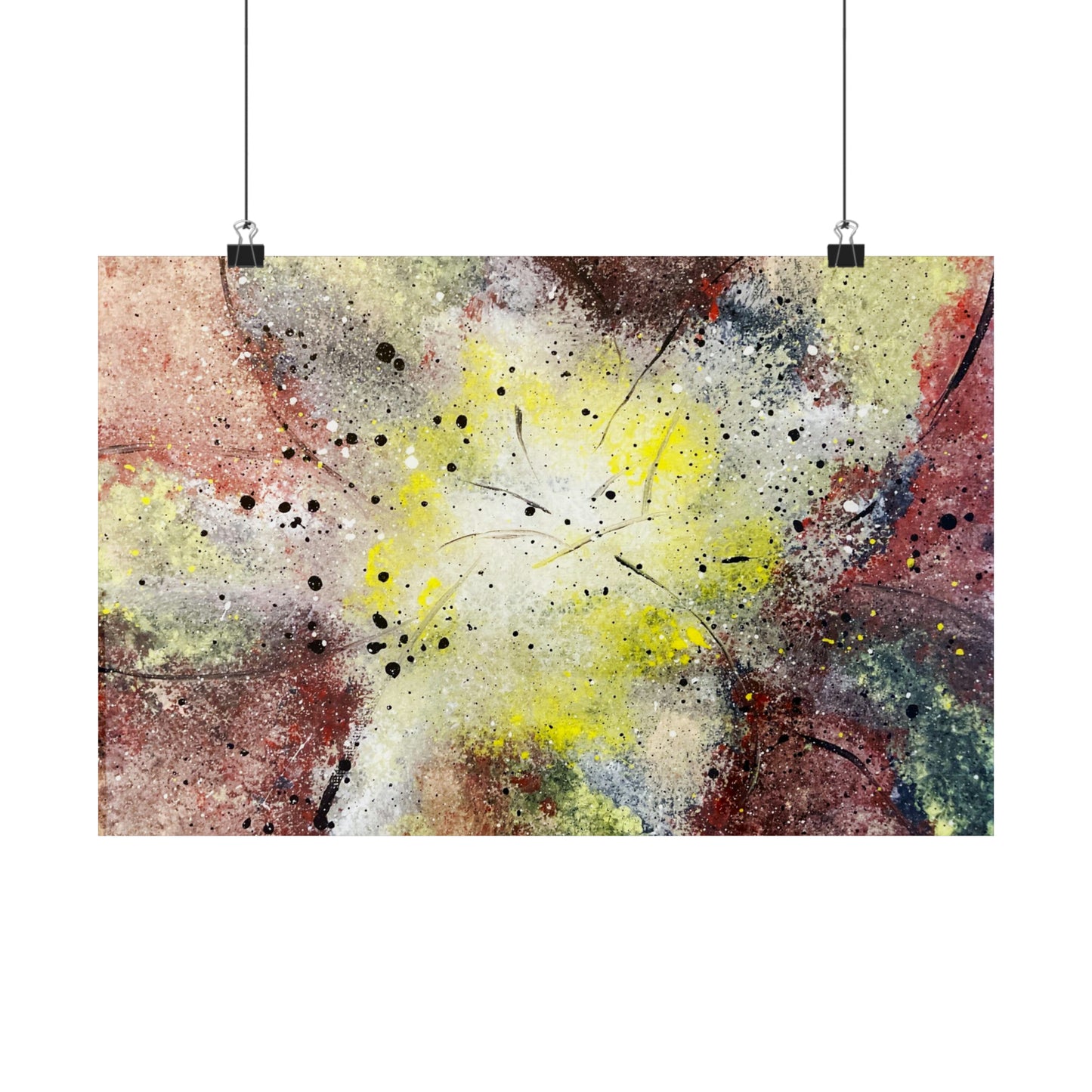 Poison Flower Matte Horizontal Poster