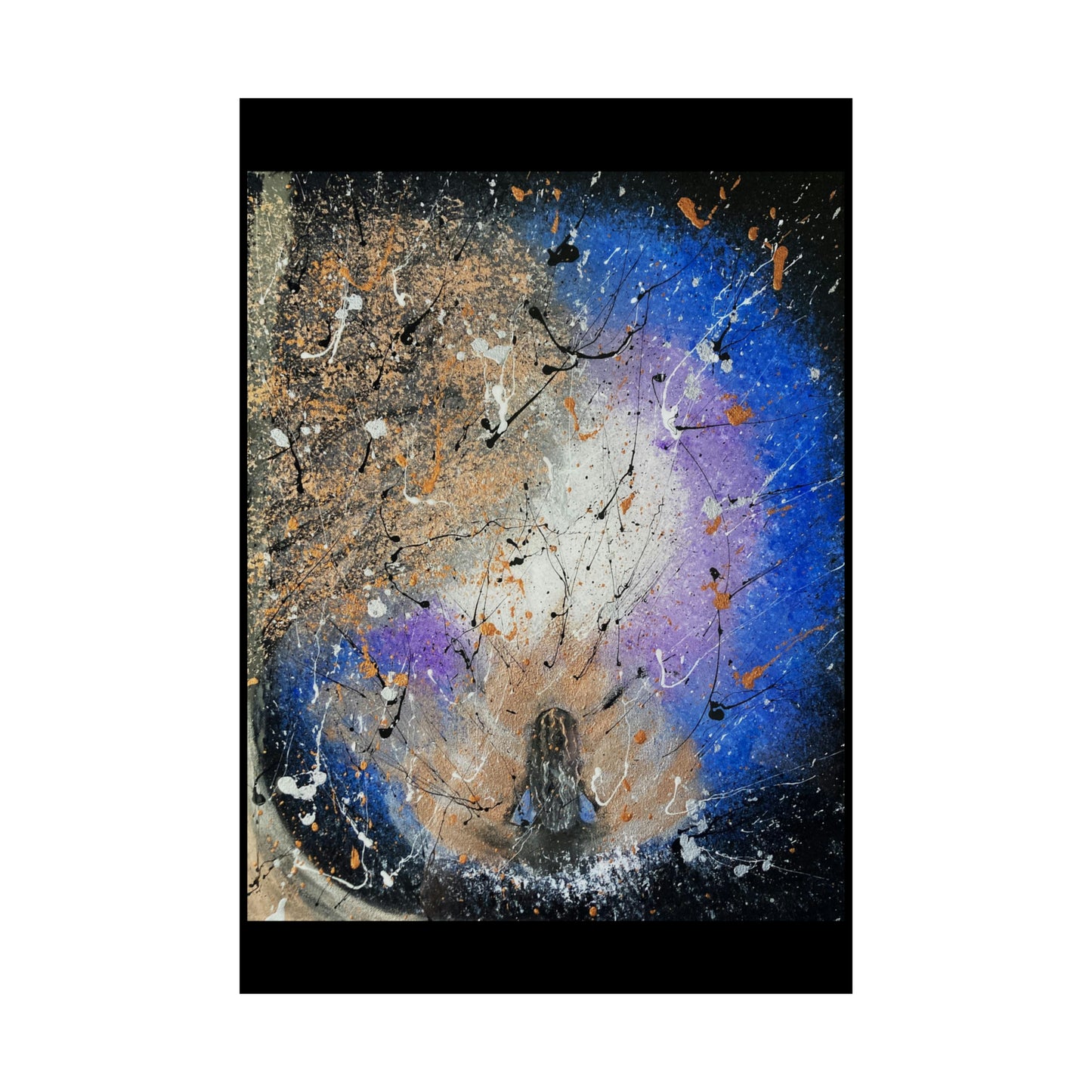 Energetic Meditation Matte Vertical Poster