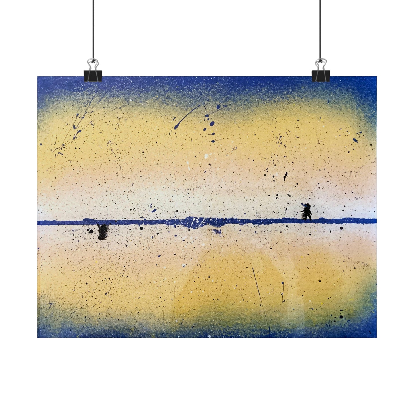 Parallel Matte Horizontal Poster