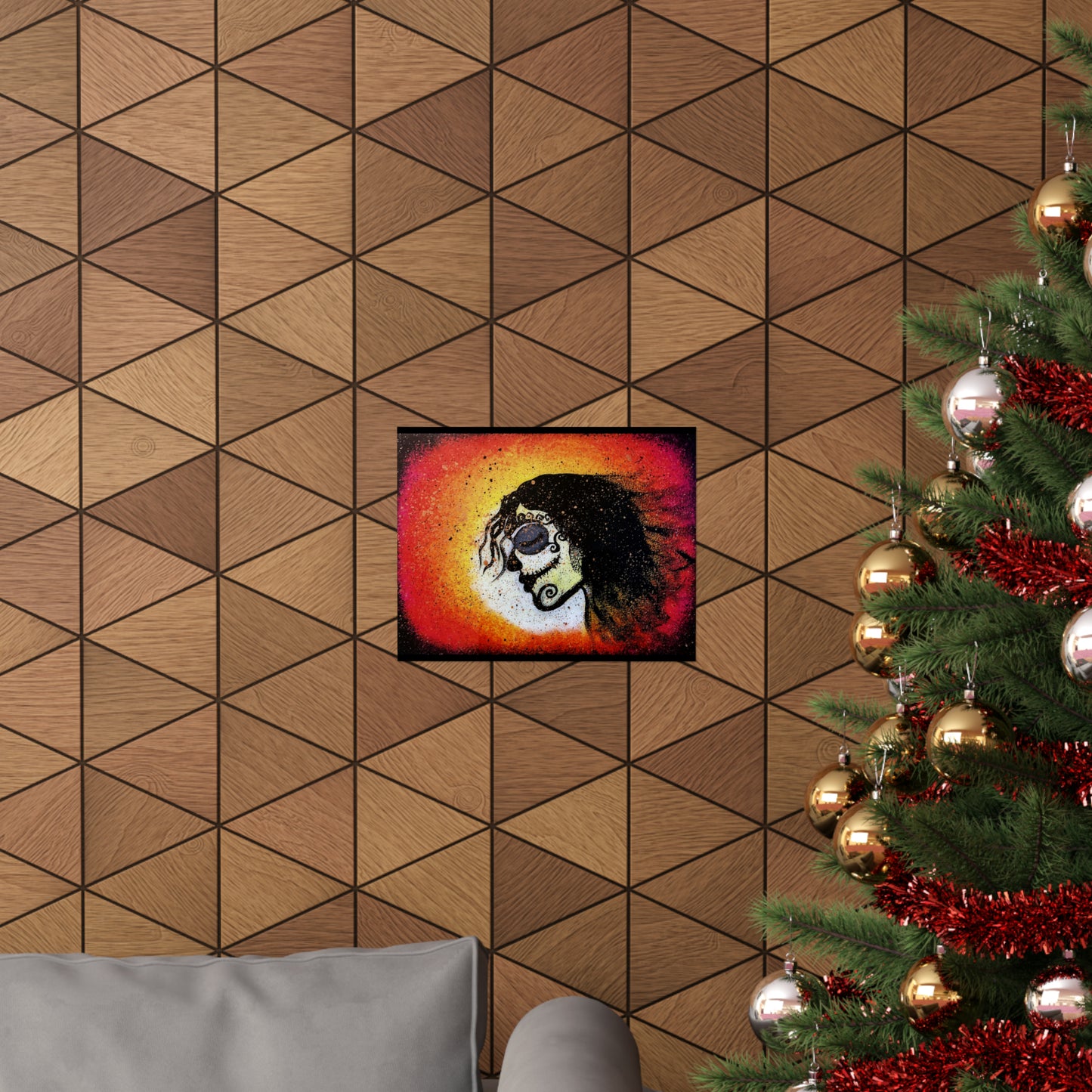 Dia De Los Muertos Matte Horizontal Poster