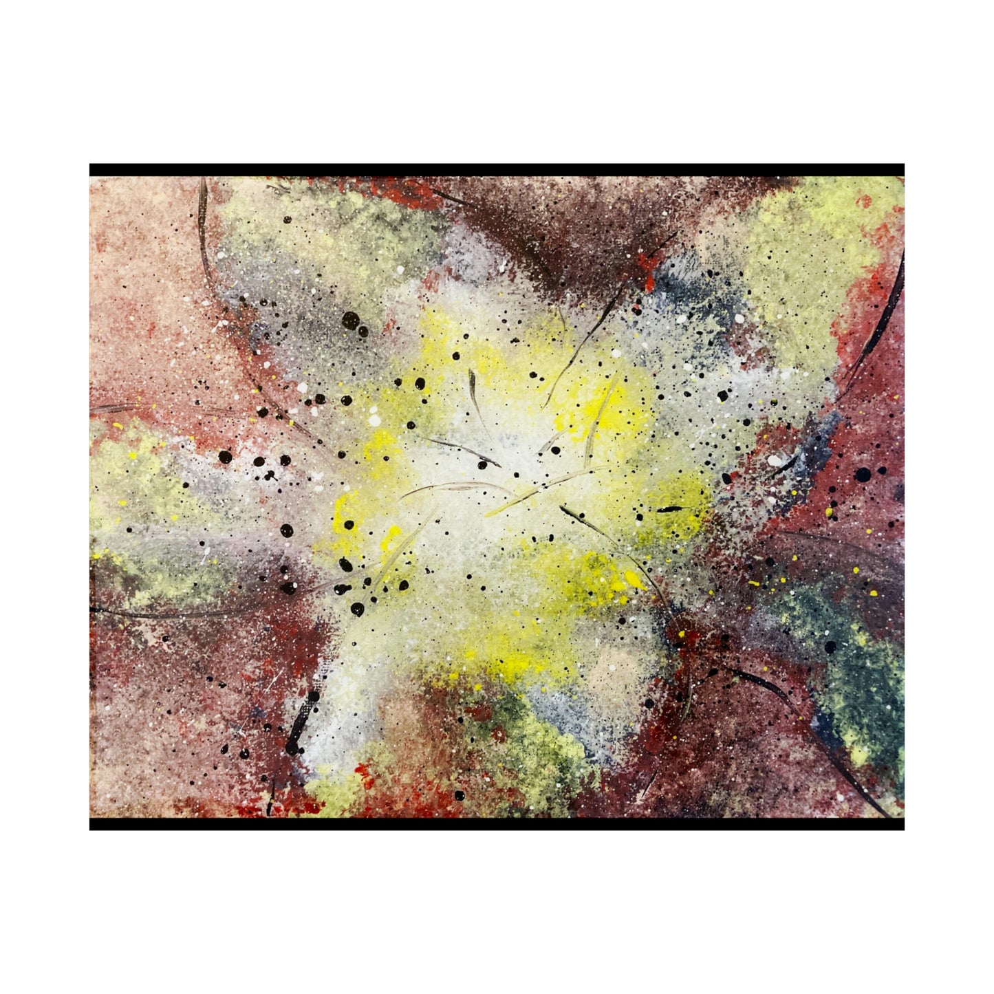 Poison Flower Matte Horizontal Poster