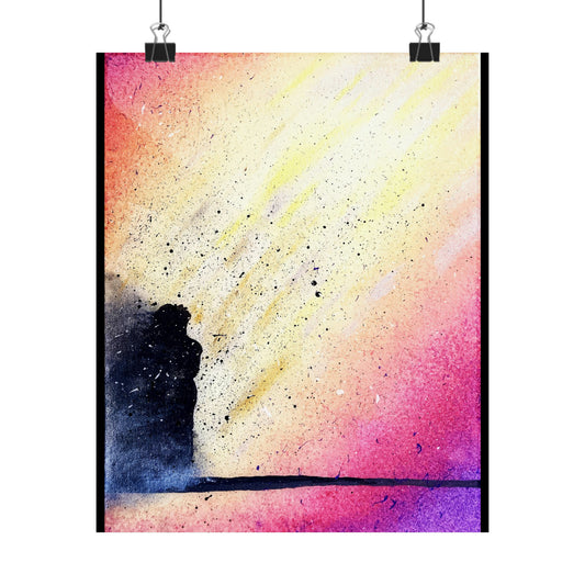 Shadow of Strength Matte Vertical Poster