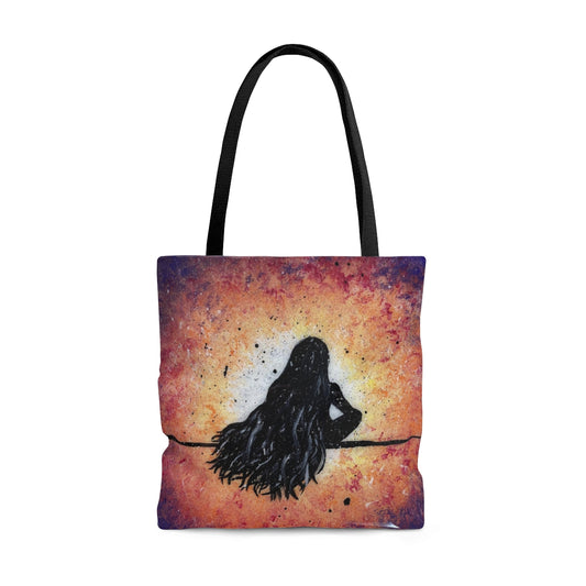 Peaceful Chaos AOP Tote Bag