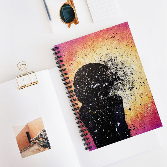 Brain in Flux Spiral Notebook - Ruled Line