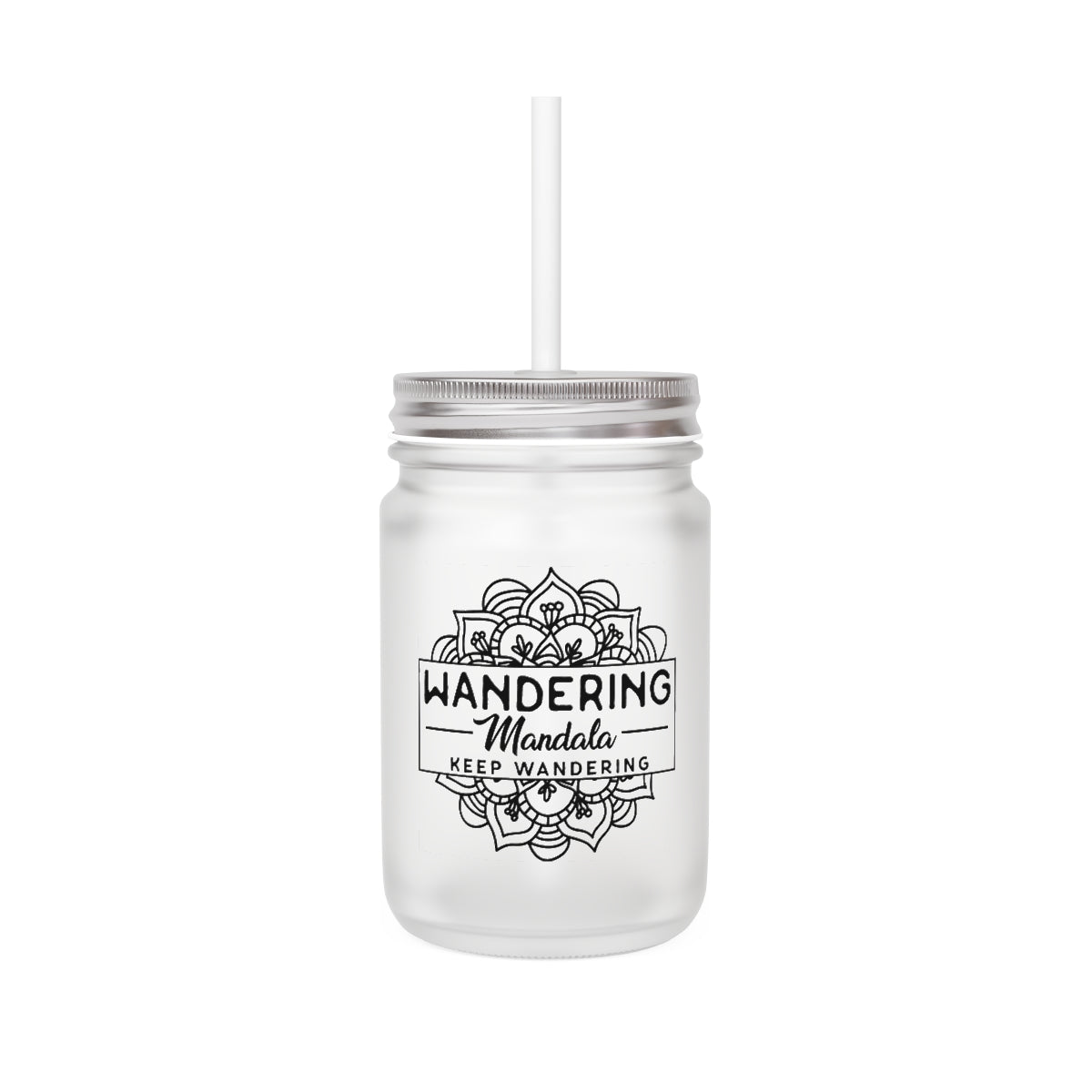 Wandering Mandala Mason Jar