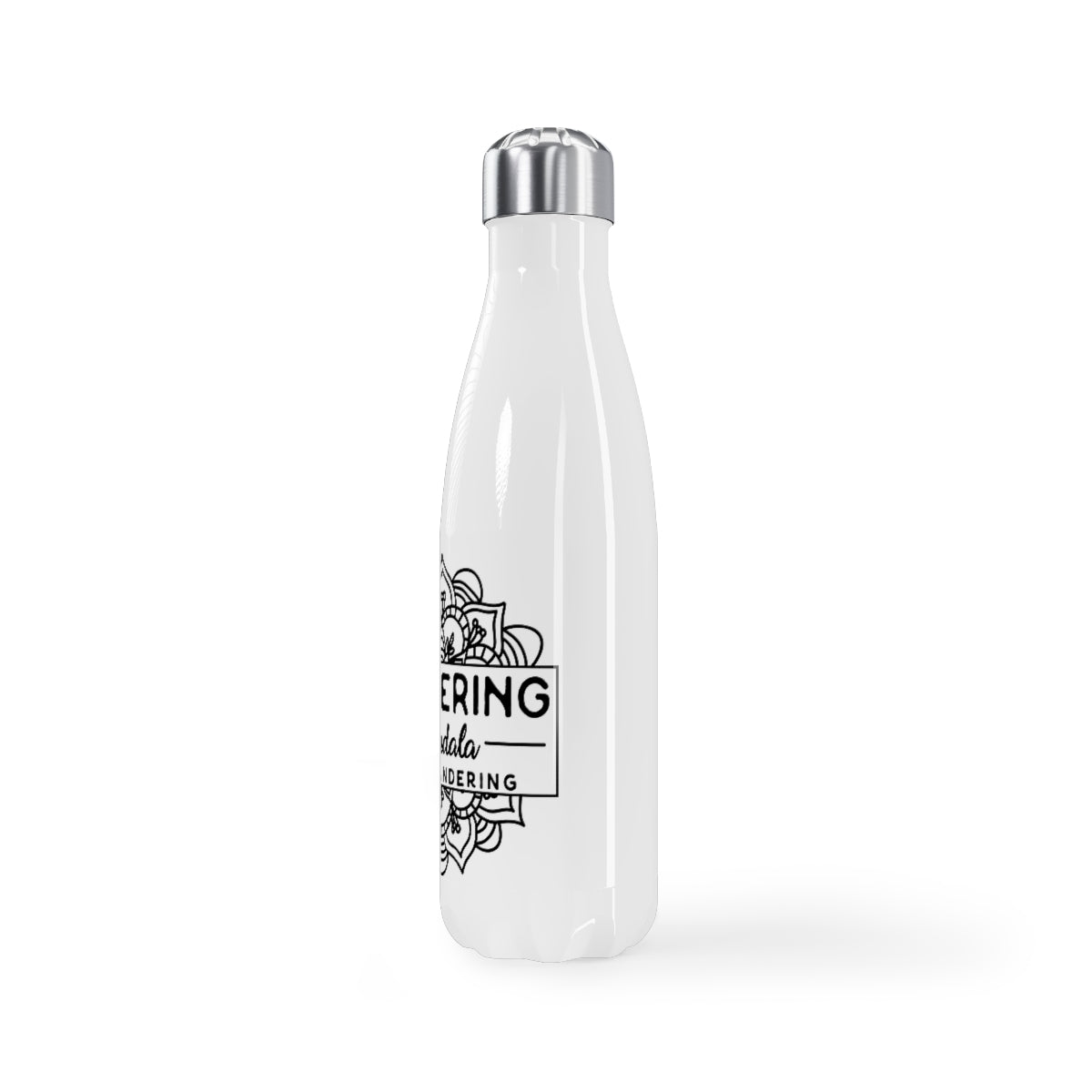 Wandering Mandala Stainless Steel Water Bottle, 17oz