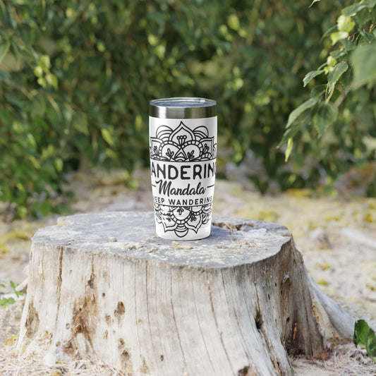 Wandering Mandala Ringneck Tumbler, 20oz
