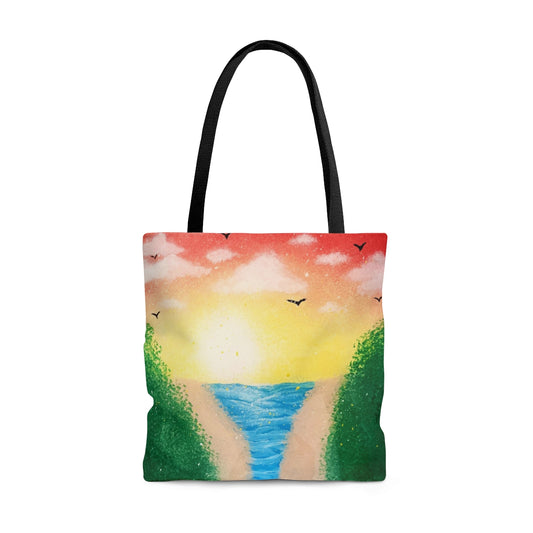Sacred Channel AOP Tote Bag