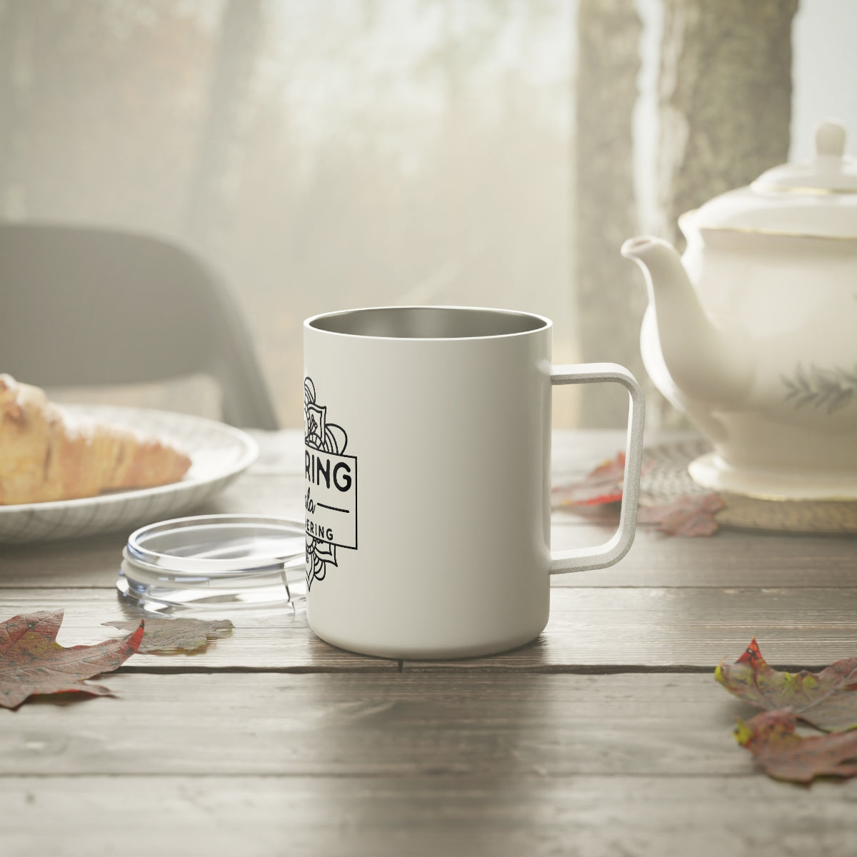 Wandering Mandala Insulated Coffee Mug, 10oz