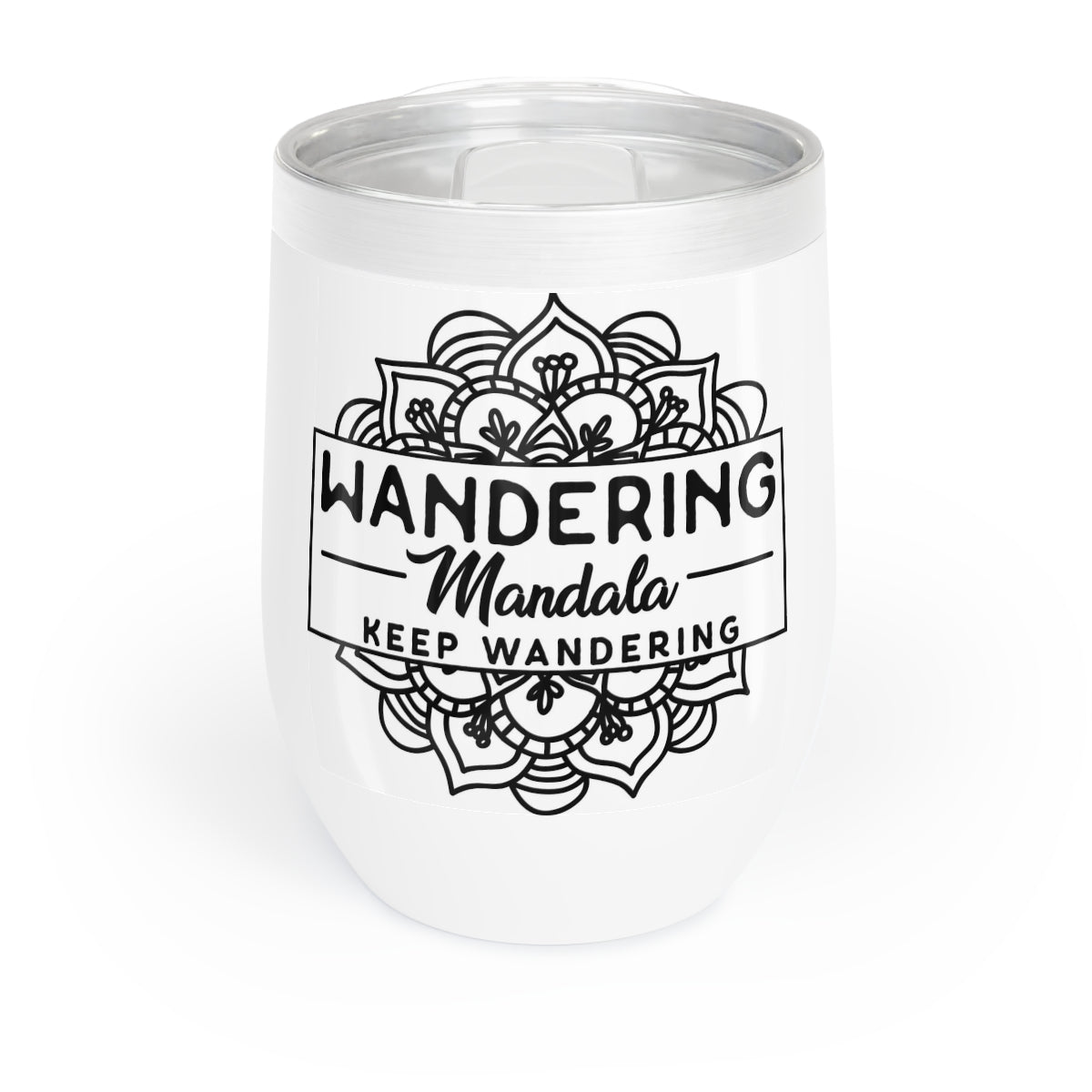 Wandering Mandala Chill Wine Tumbler