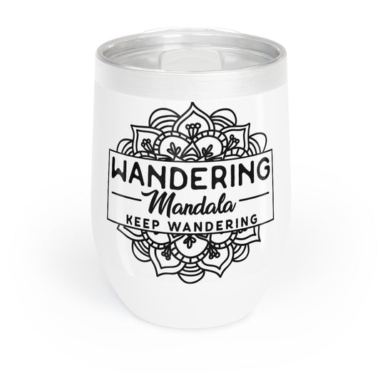 Wandering Mandala Chill Wine Tumbler