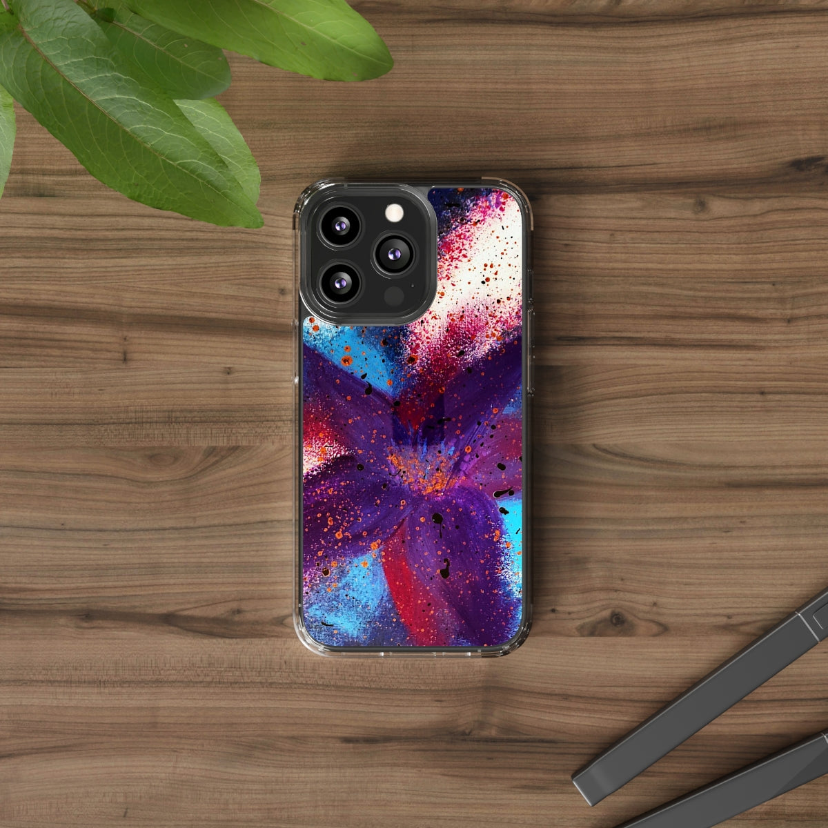 Vibrant Bloom Clear Case