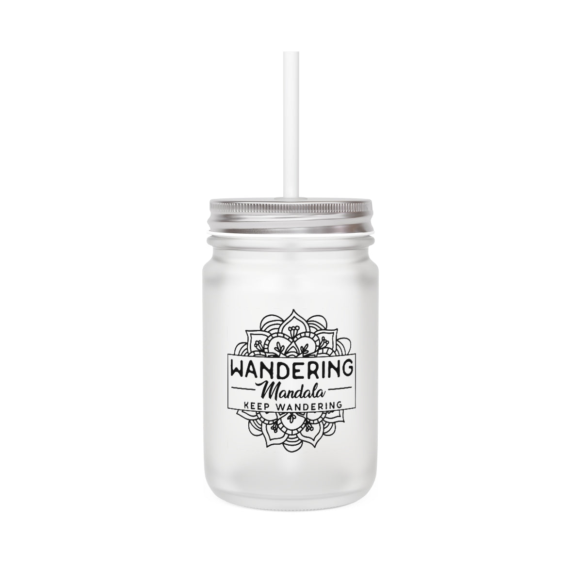 Wandering Mandala Mason Jar