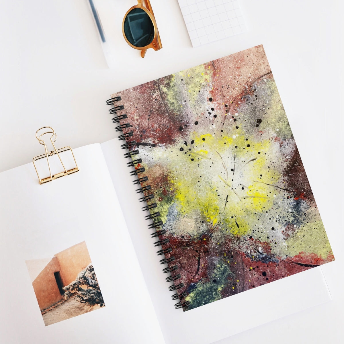 Poison Flower Spiral Notebook - Ruled Line