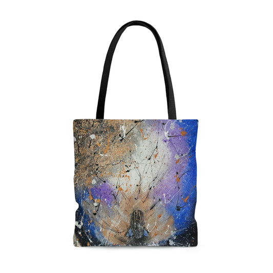 Energetic Meditation AOP Tote Bag