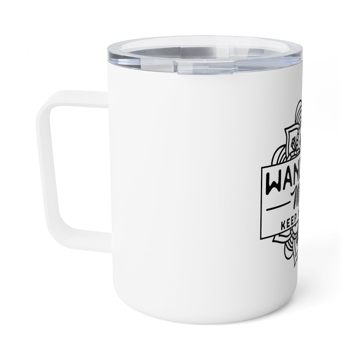Wandering Mandala Insulated Coffee Mug, 10oz