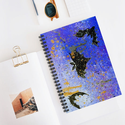 Bats Spiral Notebook - Ruled Line