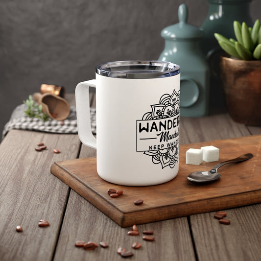 Wandering Mandala Insulated Coffee Mug, 10oz