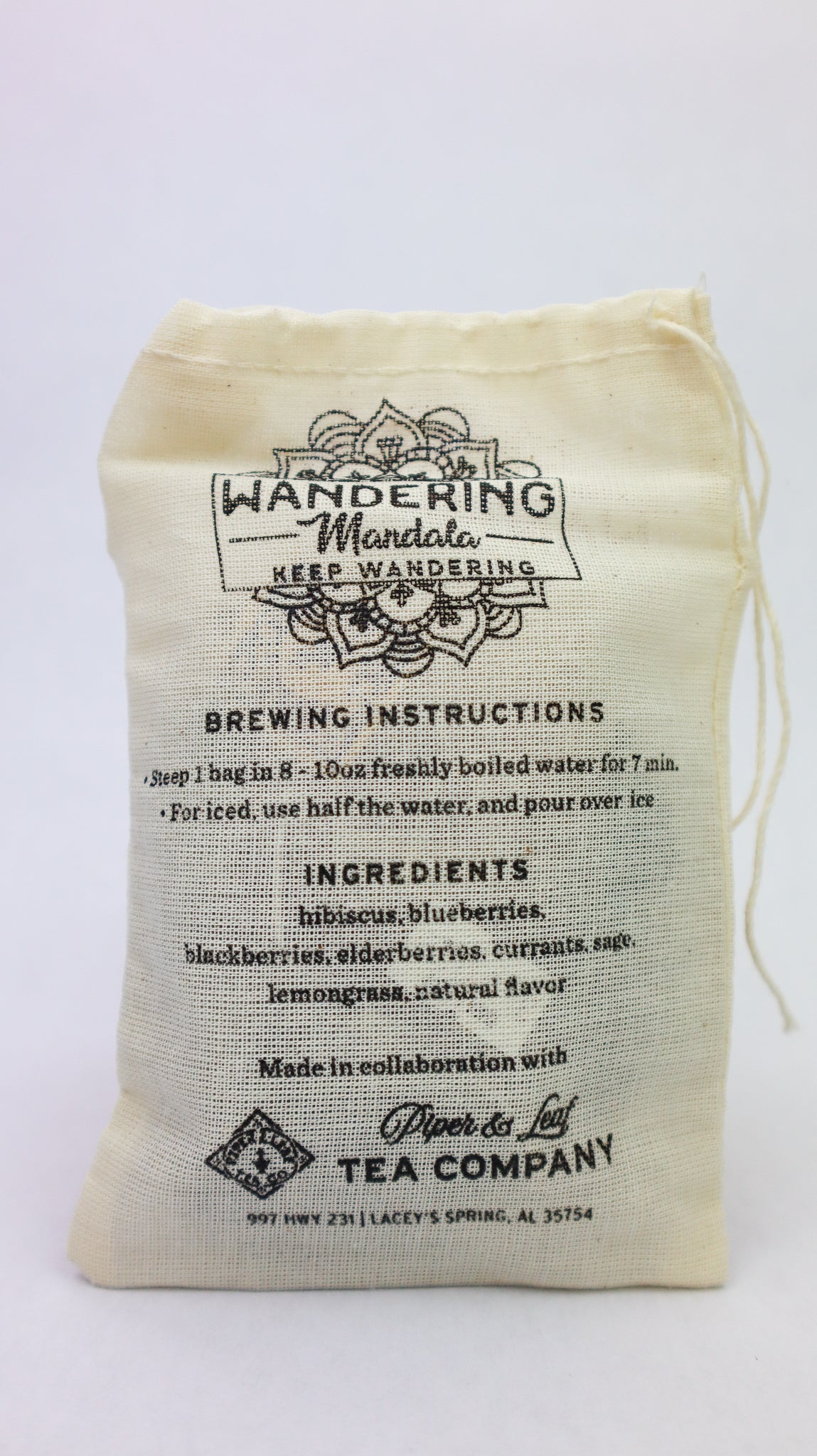 Wandering Mandala Muslin Teabags