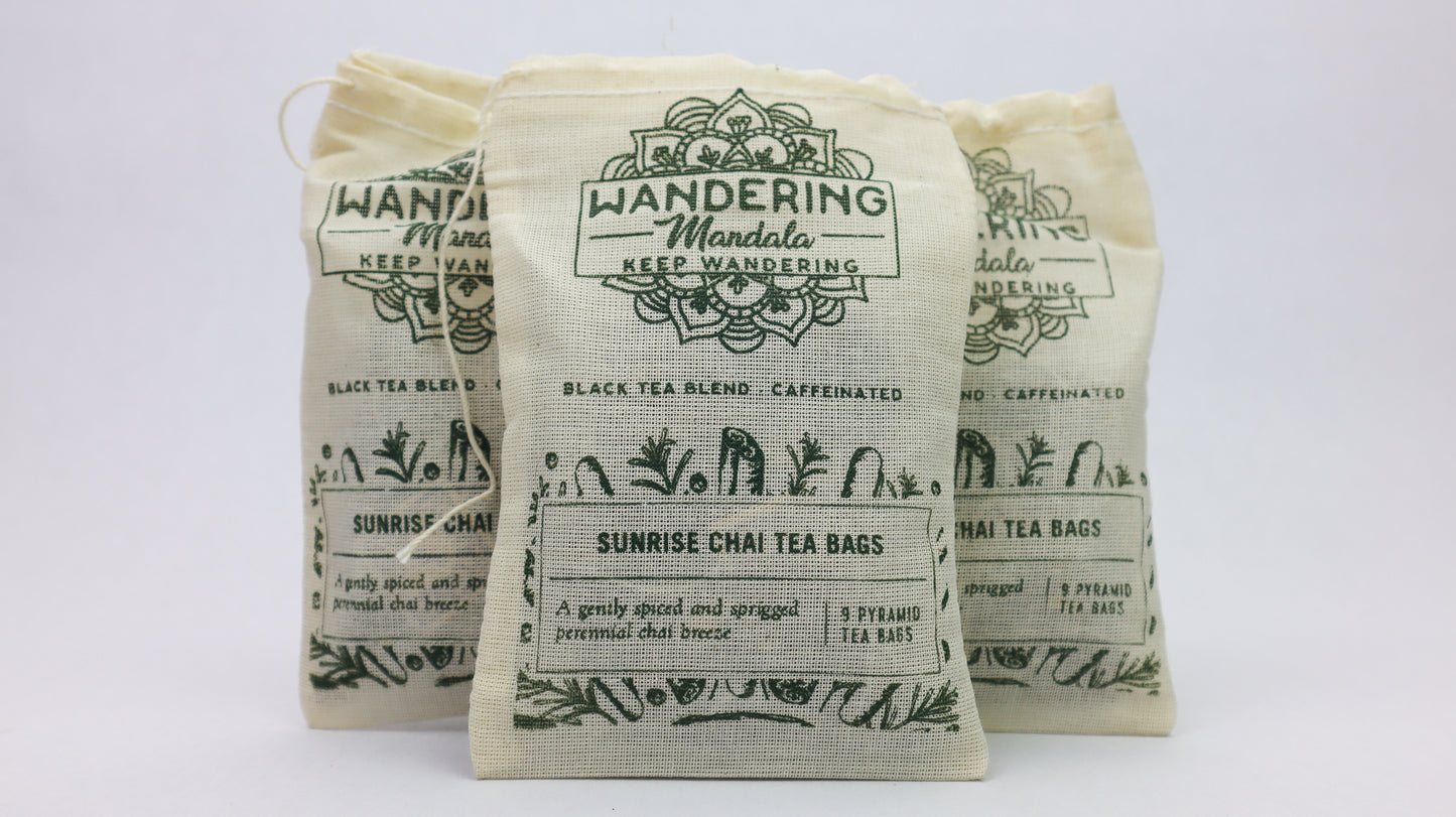 Wandering Mandala Muslin Teabags