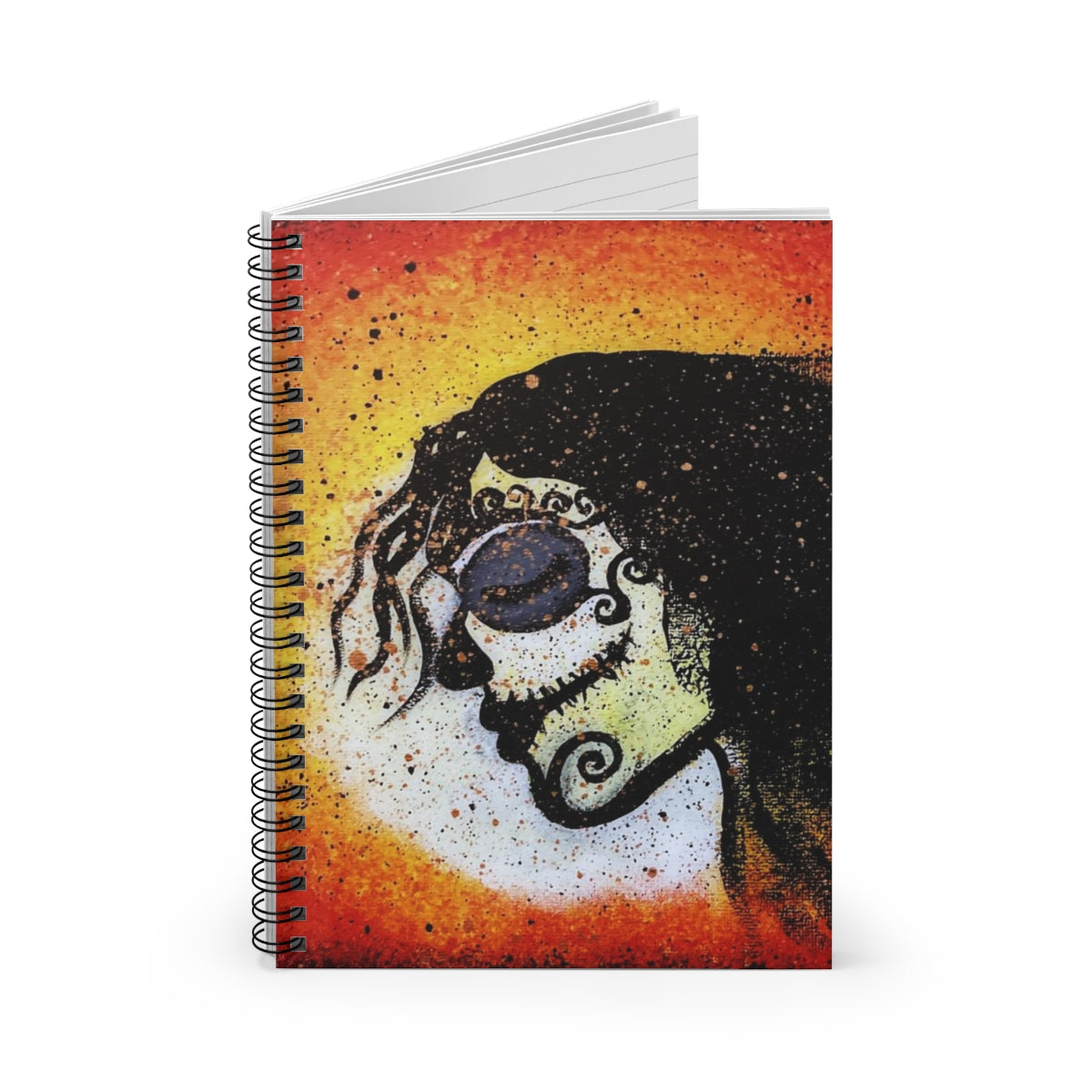 Dia De Los Muertos Spiral Notebook - Ruled Line