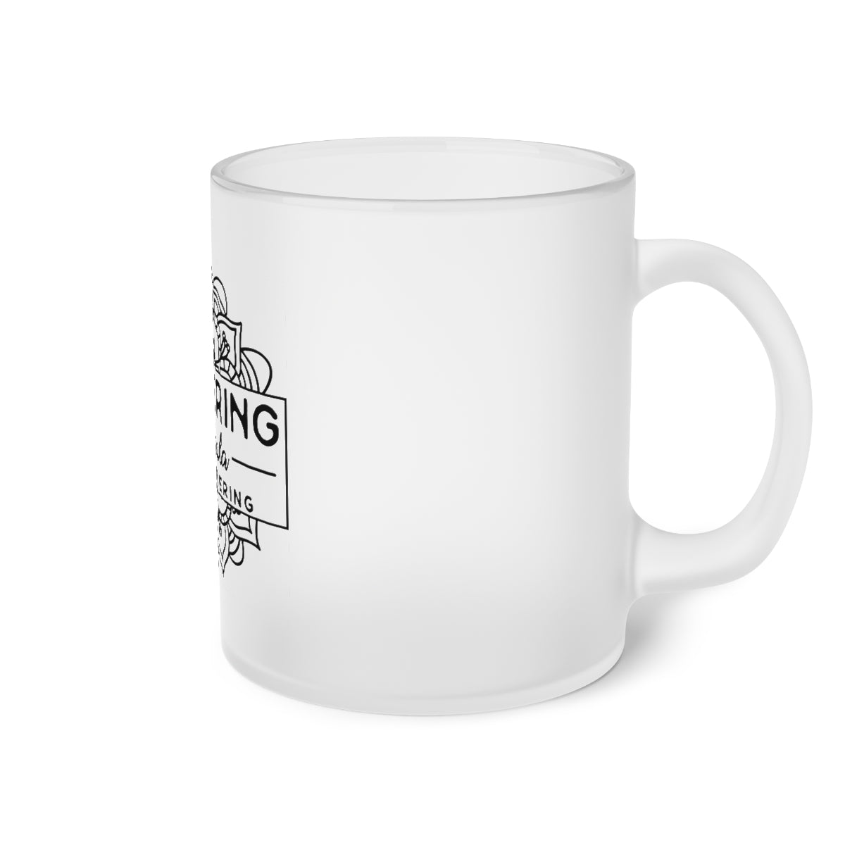Wandering Mandala Frosted Glass Mug