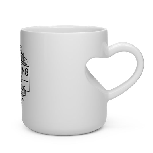 Wandering Mandala Heart Shape Mug