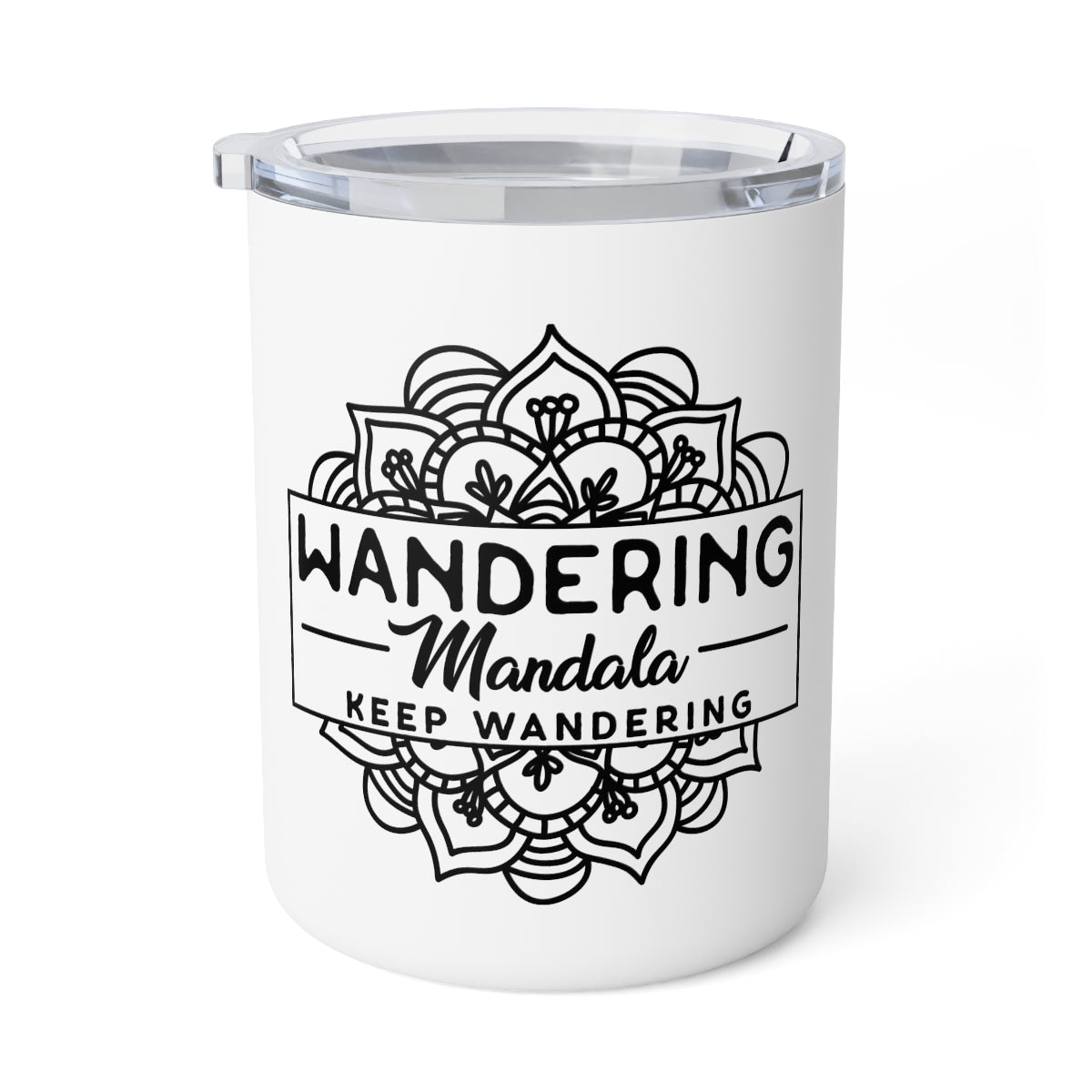 Wandering Mandala Insulated Coffee Mug, 10oz