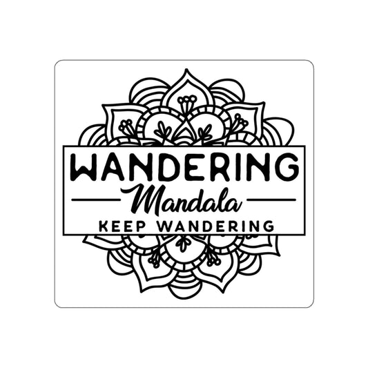 Wandering Mandala Die-Cut Stickers