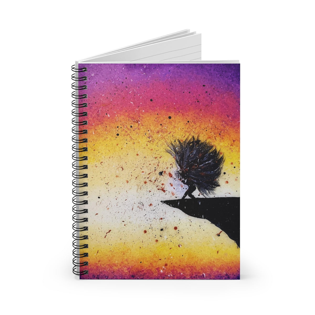 Screaming Cliff Spiral Notebook - Ruled Line