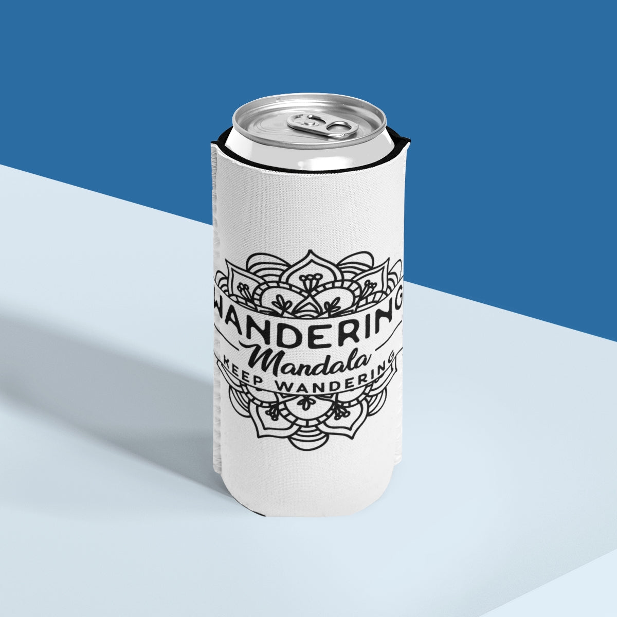 Wandering Mandala Slim Can Cooler