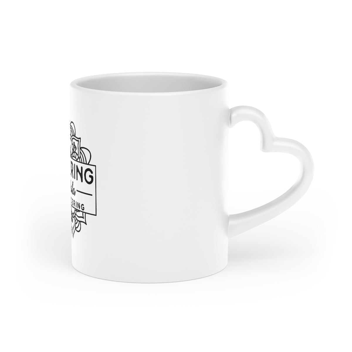 Wandering Mandala Heart-Shaped Mug