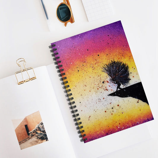 Screaming Cliff Spiral Notebook - Ruled Line